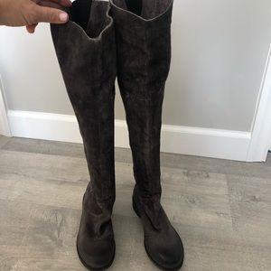 Boutique 9 New suede over knee boots size 8.5